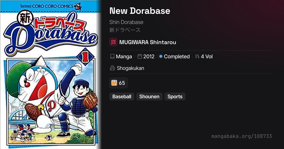 New Dorabase (Shin Dorabase) | Manga | MangaBaka