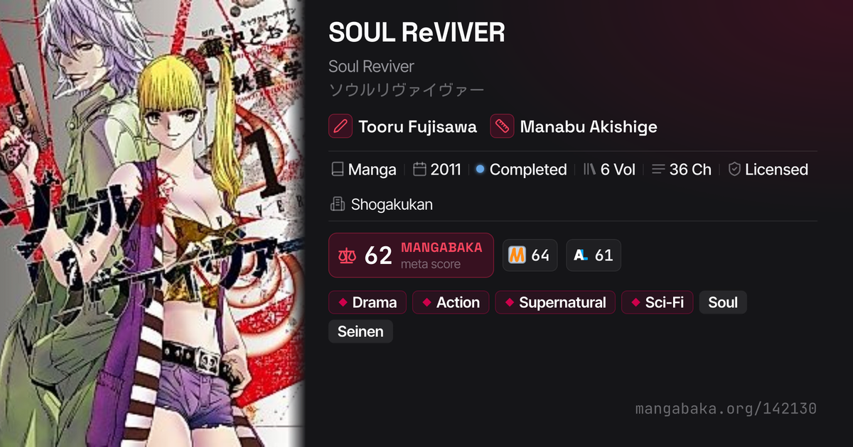 SOUL ReVIVER News & Updates | MangaBaka