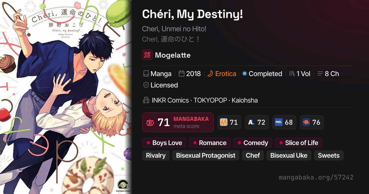 Chéri, My Destiny! (Cheri, Unmei no Hito!) | Manga | MangaBaka