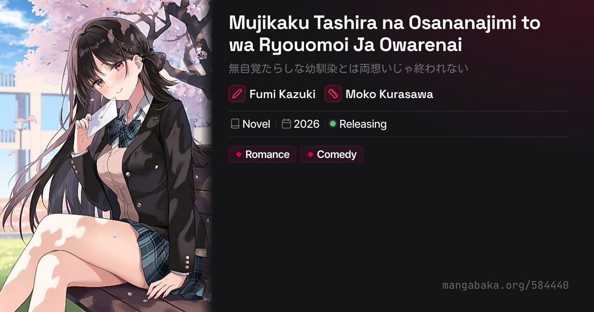 Mujikaku Tashira na Osananajimi to wa Ryouomoi Ja Owarenai | MangaBaka