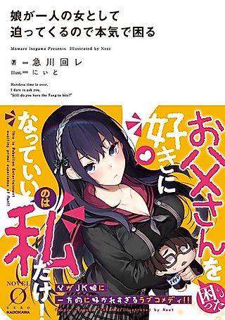 Cover image for the novel called Musume ga Hitori no Onna to Shite Sette Kuru no de Honki de Komaru