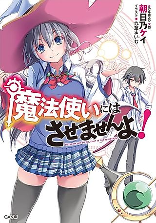 Cover image for the novel called Mahoutsukai niwa Sasemasen yo!