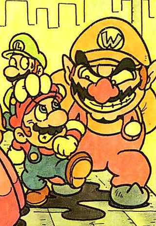 Cover image for the manga called Mario vs. Wario