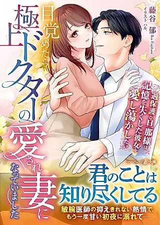 Cover image for the novel called Mezametara, Gokujou Doctor no Aisare Tsuma ni Natteimashita: Kahogo na Danna-sama wa Kioku wo Shitsu Kushita Kanojo wo Aishi Torokashitai