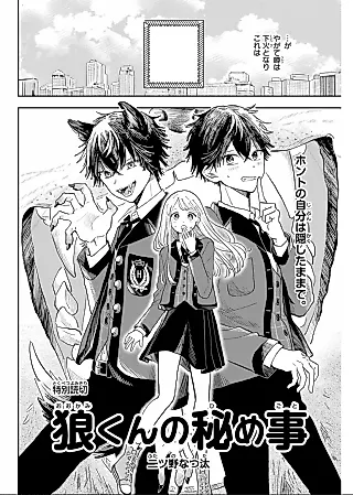 Cover image for the manga called Ookami-kun no Himegoto