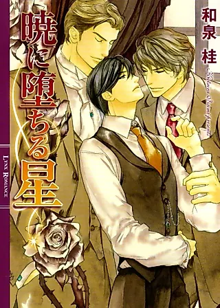 Cover image for the novel called Akatsuki ni Ochiru Hoshi