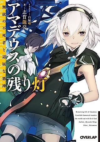 Cover image for the novel called Amadeus no Nokori Akari