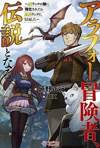 Cover image for the novel called Around Forty Boukensha, Densetsu to Naru: SS Rank no Musume Kyoukasaretara SSS Rank ni Narimashita