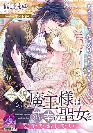 Cover image for the novel called Bibou no Maou-sama wa Hakkou no Seijo wo Medeta Oshitai