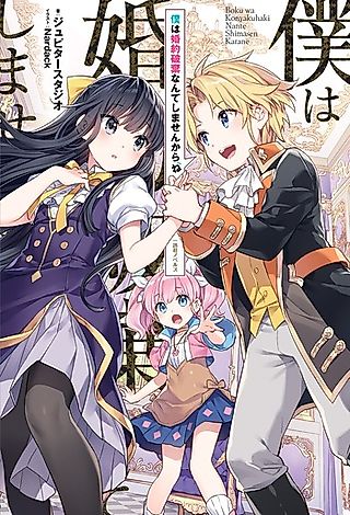 Cover image for the novel called Boku wa Konyaku Haki Nante Shimasenkara ne