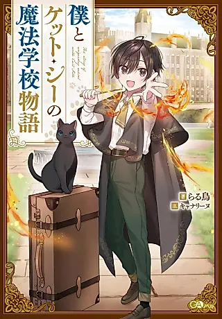 Cover image for the novel called The Story of Wizardry School with Cait Sith