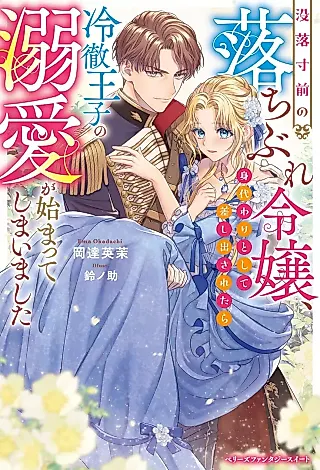 Cover image for the novel called Botsuraku Sunzen no Ochibure Reijou, Migawari Toshite Sashida Saretara Reitetsu Ouji no Dekiai ga Hajimatte Shimaimashita