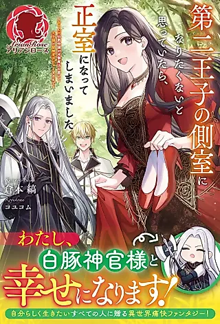 Cover image for the novel called Dai Ni Ouji no Sokushitsu ni Naritakunai to Omotteitara, Seishitsu ni Natteshimai Mashita: Otenba Hakushaku Reijou ga Kougeki Mahou wo Migaite Ouji-sama to Boukensha Debut Suru made
