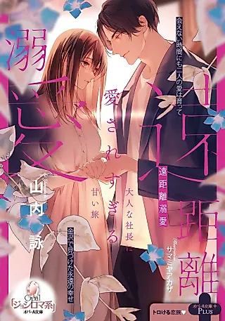 Cover image for the novel called Enkyori Dekiai Otona na Shacho ni Aisaresugiru Amai Tabi