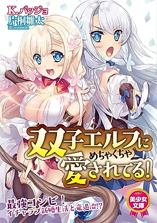Cover image for the novel called Futago Elf ni Mechakucha Ai Sareteru!