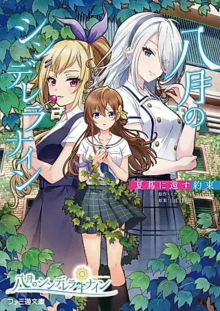 Cover image for the novel called Hachigatsu no Cinderella Nine: Natsutsuta ni Kaesu Yakusoku