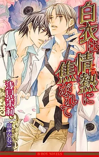 Cover image for the novel called Hakui wa Jonetsu ni Kogarete