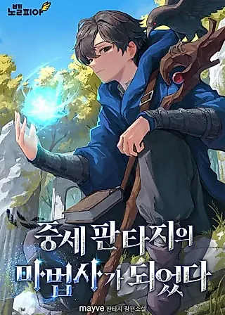 Cover image for the novel called I Became a Medieval Fantasy Wizard
