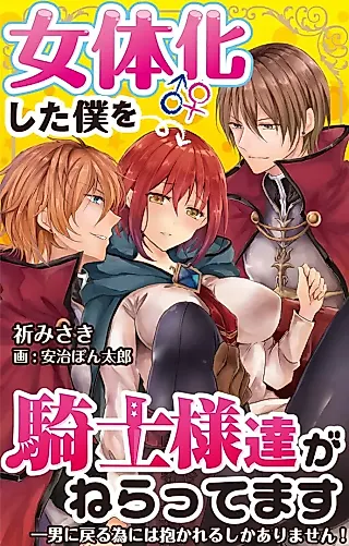 Cover image for the novel called I Turned into a Girl and Turned on All the Knights!