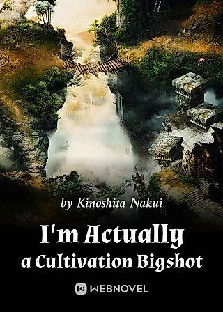 Cover image for the novel called I'm Actually a Cultivation Bigshot