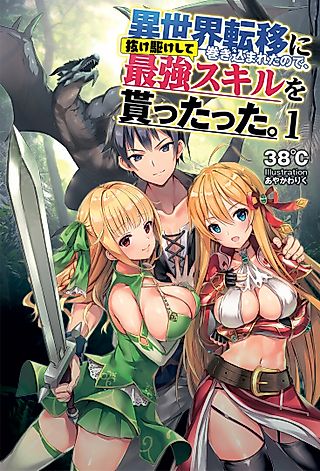 Cover image for the novel called Isekai Teni ni Makikomareta no de, Nuke Kake Shite Saikyou Skill wo Morat Tatta.
