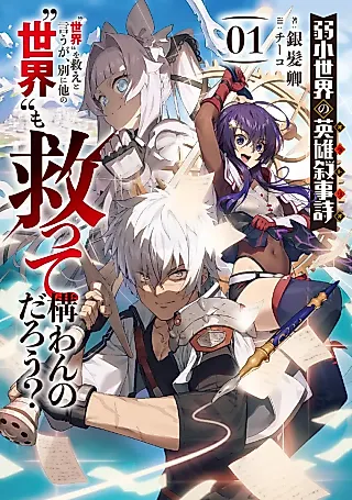 Cover image for the novel called Jakushou Sekai no Eiyuu Jojishi