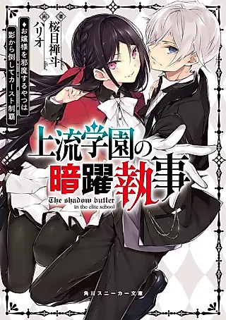 Cover image for the novel called The Shadow Buttler in the Elite School