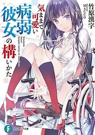 Cover image for the novel called Kimama de Kawaii Byoujaku Kanojo no Kamai-kata