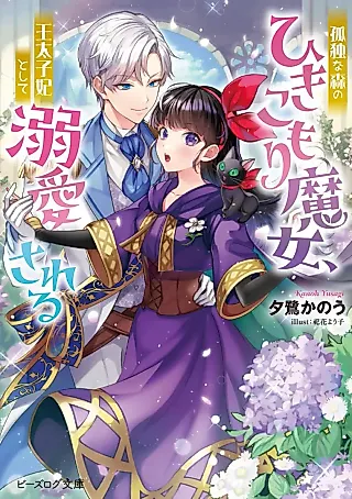 Cover image for the novel called Kodoku na Mori no Hikikomori Majo, Ou Taishihi Toshite Dekiai Sareru
