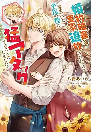 Cover image for the novel called Konyaku Haki & Jikka Tsuihou Sareta node, Akira Meteita Heimin no Kare ni Mou Attack Suru Koto ni Shimashita