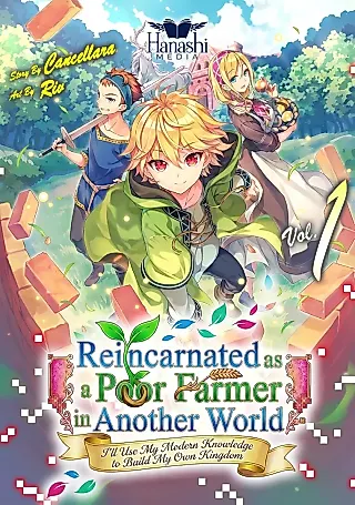 Cover image for the novel called Reincarnated as a Poor Farmer: Building a Castle Brick by Brick