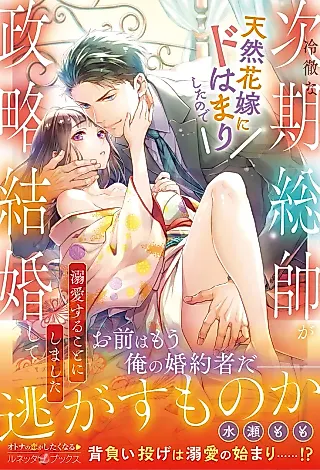 Cover image for the novel called Reitetsu na Jiki Sousui ga Tennen Hanayome ni Do wa Mari Shita no de Seiryaku Kekkon Shite Dekiai Suru Koto ni Shimashita