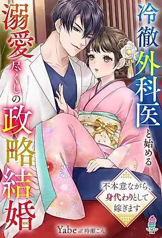 Cover image for the novel called Reitetsu Gekai to Hajimeru Dekiai Tsukushi no Seiryaku Kekkon: Fuhoni nagara, Migawari Toshite Totsugimasu