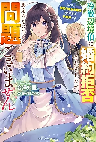 Cover image for the novel called Reitetsu Henkyou Haku ni Konyaku Kyohi Saremashita ga, Souteinai na no de Mondai Gozaimasen na no ni, Dekiaitsuki Enen Koyou Sareru to wa Yosougai desu