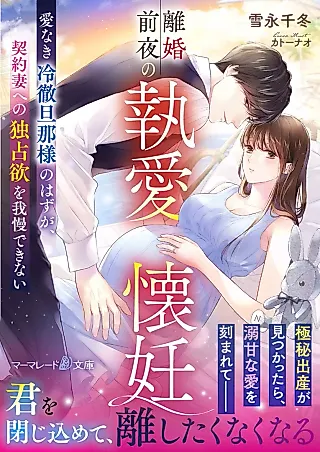 Cover image for the novel called Rikon Zenya no Toai Kainin: Ai Naki Reitetsu Danna-sama no Hazu ga, Keiyaku Tsuma e no Dokusen Yoku wo Gaman Dekinai