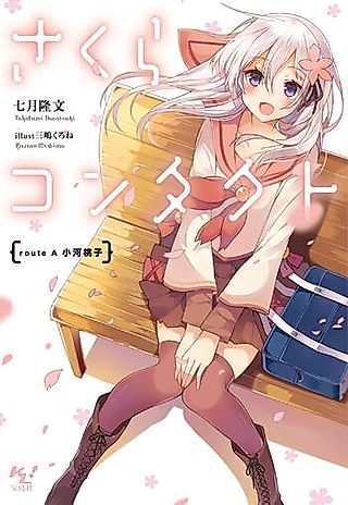 Cover image for the novel called Sakura Contact