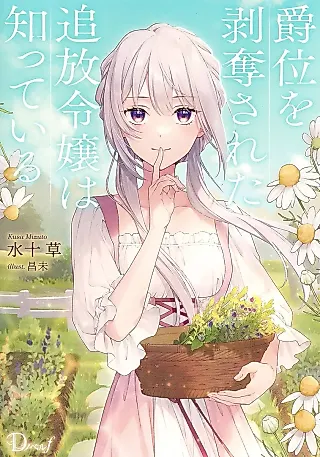 Cover image for the novel called Shakui wo Hakudatsu Sareta Tsuihou Reijou wa Shitteiru