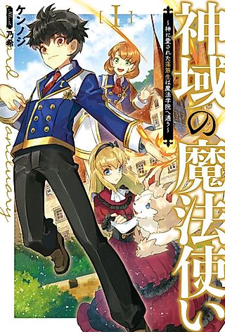 Cover image for the novel called The Divine Mage: The God-Beloved Dropout Enters the Magic Academy