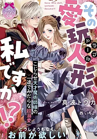 Cover image for the novel called Sono Aigan Ningyou, Watashi desu ka!? Kojirase Tensai Majutsushi-sama no Itto de Midara na Chou Dekiai