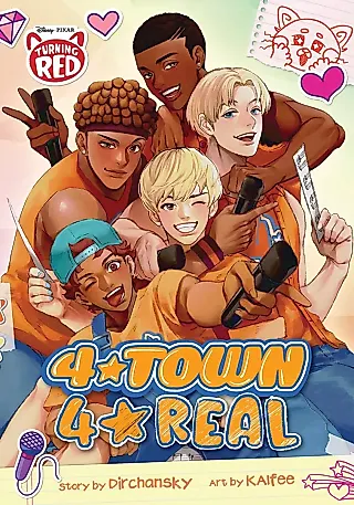 Cover image for the oel called Turning Red: 4☆Town 4☆Real