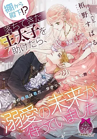 Cover image for the novel called Tana kara Denka!? Ochitekita Ou Taishi wo Tasuketara, Dekiai no Mirai ga Matteimashita