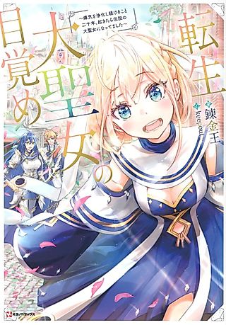 Cover image for the novel called Tensei Daiseijo no Mezame: Shouki wo Joukashitsuzukeru Koto Nijuunen, Okitara Densetsu no Daiseijo ni Nattemashita