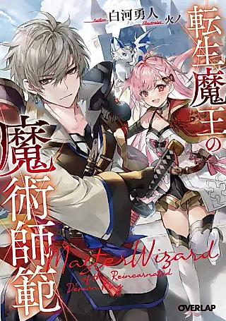 Cover image for the novel called Master Wizard of the Reincarnated Demon King