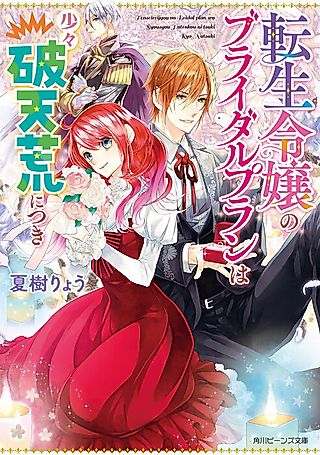 Cover image for the novel called Tensei Reijou no Bridal Plan wa Shoushou Hatenkou ni Tsuki