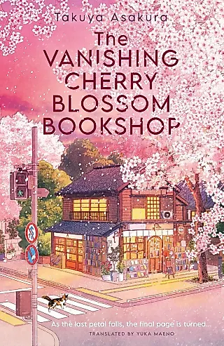 Cover image for the novel called The Vanishing Cherry Blossom Bookshop