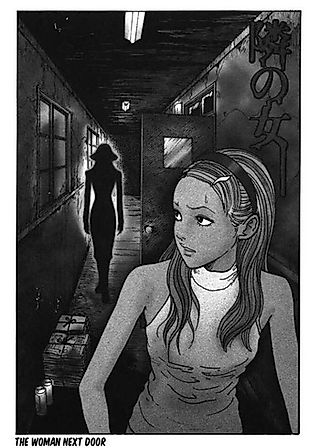 Cover image for the manga called The Woman Next Door (Junji ITO)