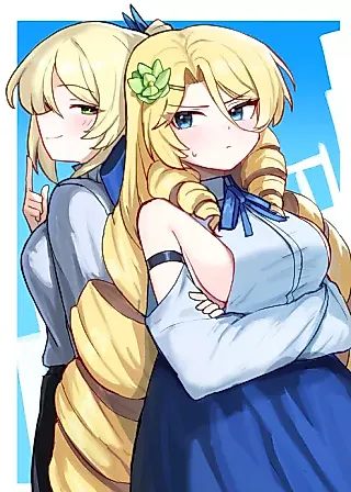 Cover image for the novel called The Childhood Friend of the Villainess in the Romance Novel