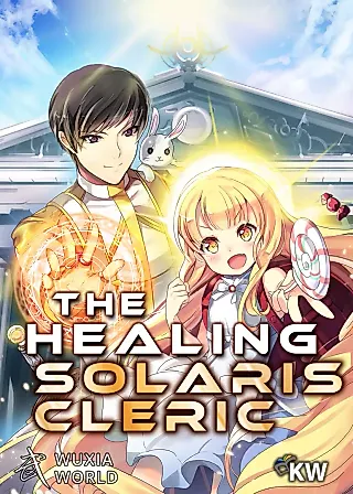 Cover image for the novel called The Healing Solaris Cleric