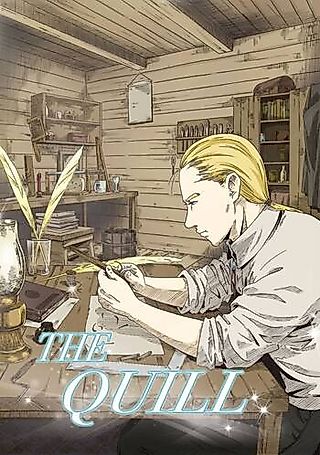 Cover image for the manhua called 鵝毛筆