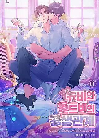 Cover image for the novel called The Symbiotic Relationship Between a Newbie and an Oldbie